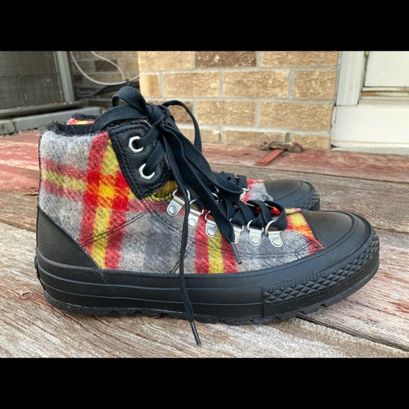 🍁 Converse Woolrich Plaid   sneakers - Picture 14 of 15